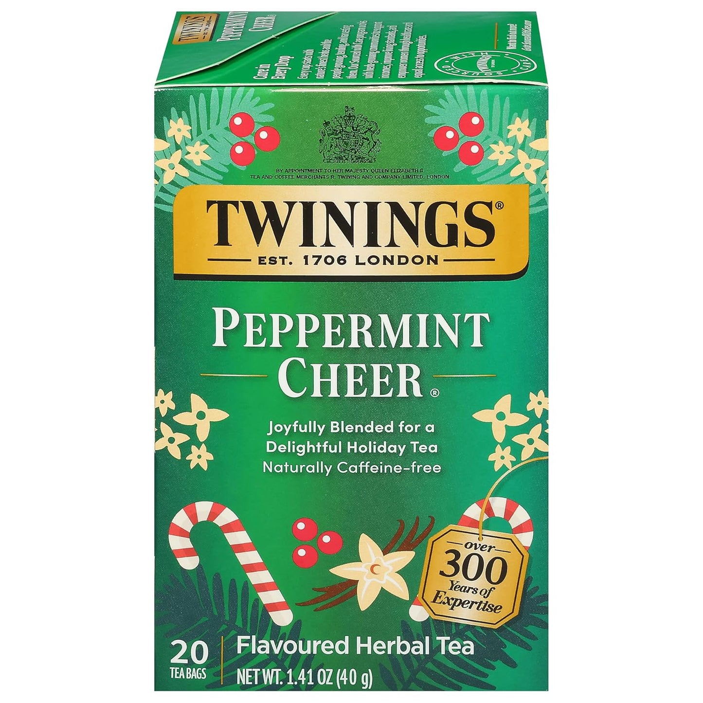 Twinings Mango & Pineapple Herbal Tea Individually Wrapped Bags, 20 Count (Pack of 6), Naturally Caffeine-Free, Enjoy Hot or Iced, 120 Teabags