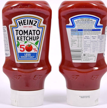 Heinz Tomato Ketchup 50% Less Sugar & Salt 800ml