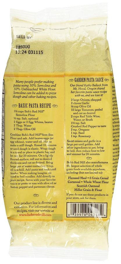 Bob's Red Mill, Semolina Flour, 1.5 lb