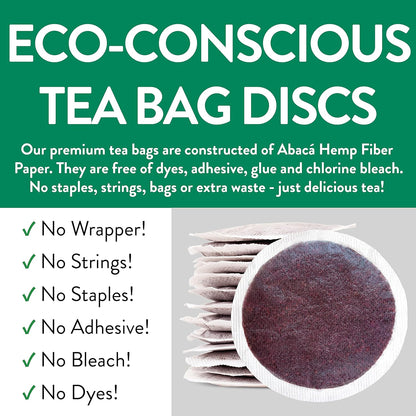 FGO Organic Nettle Leaf Tea, 100 Count, Eco-Conscious Tea Bags, Caffeine Free, Resealable Bag, Packaging May Vary (Pack of 1)