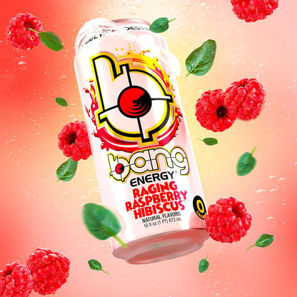 Bang Energy Nectarine Blueberry, Sugar-Free Energy Drink , 16-Ounce.