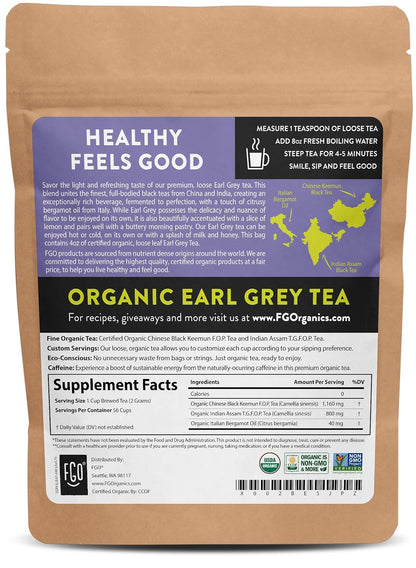 FGO Organic White Tea, Eco-Conscious Tea Bags, Packaging May Vary, 100 Count (Pack of 1)