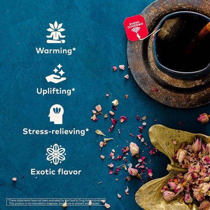 ORGANIC INDIA Tulsi Moringa Tea Bags - Holy Basil, Lemongrass, Moringa Leaves, Stress Relieving & Nourishing, Immune Support Tea, Vegan, Certified Organic, Caffeine-Free - 18 Infusion Bags, 6 Pack