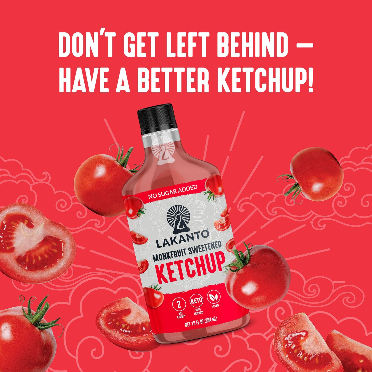 Ketchup - Monk Fruit Sweetened, No Sugar Added