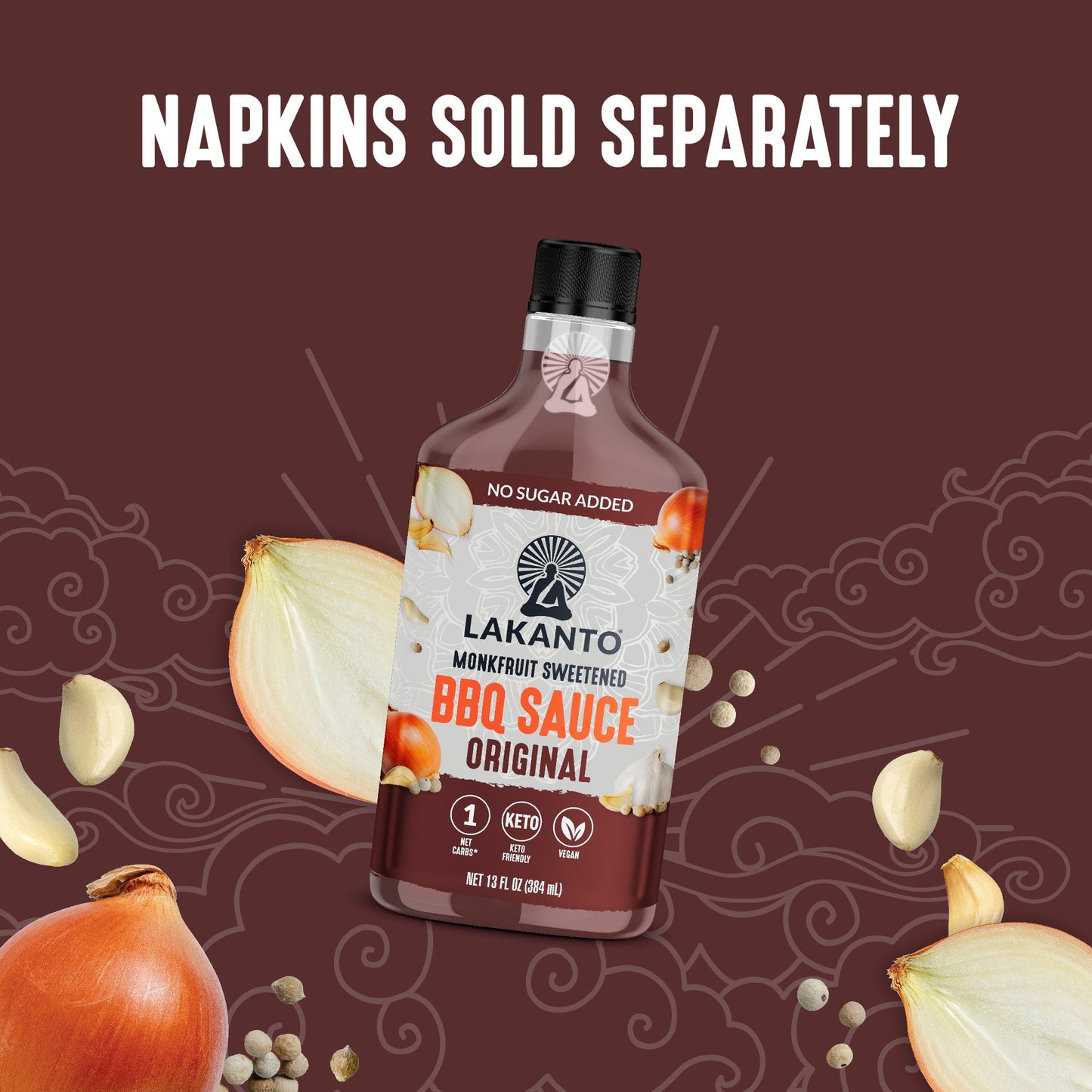 BBQ Sauce - Original - Monk Fruit Sweetened, No Sugar Added