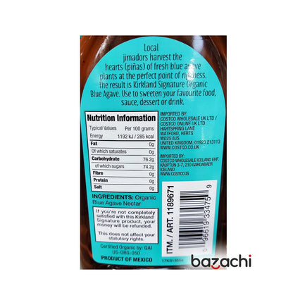 Kirkland Organic Blue Agave ALL Purpose Sweetener, 736ml