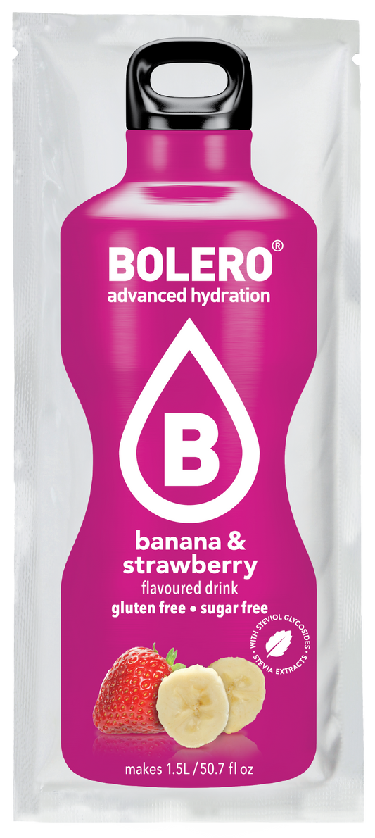 Bolero Advanced Hydration - Banana and Strawberry - Single Sachet