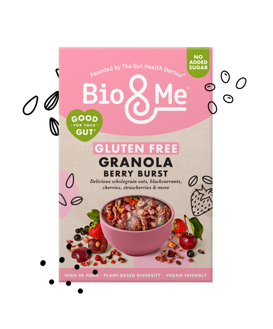 BERRY BURST GLUTEN FREE GUT-LOVING GRANOLA (350g)