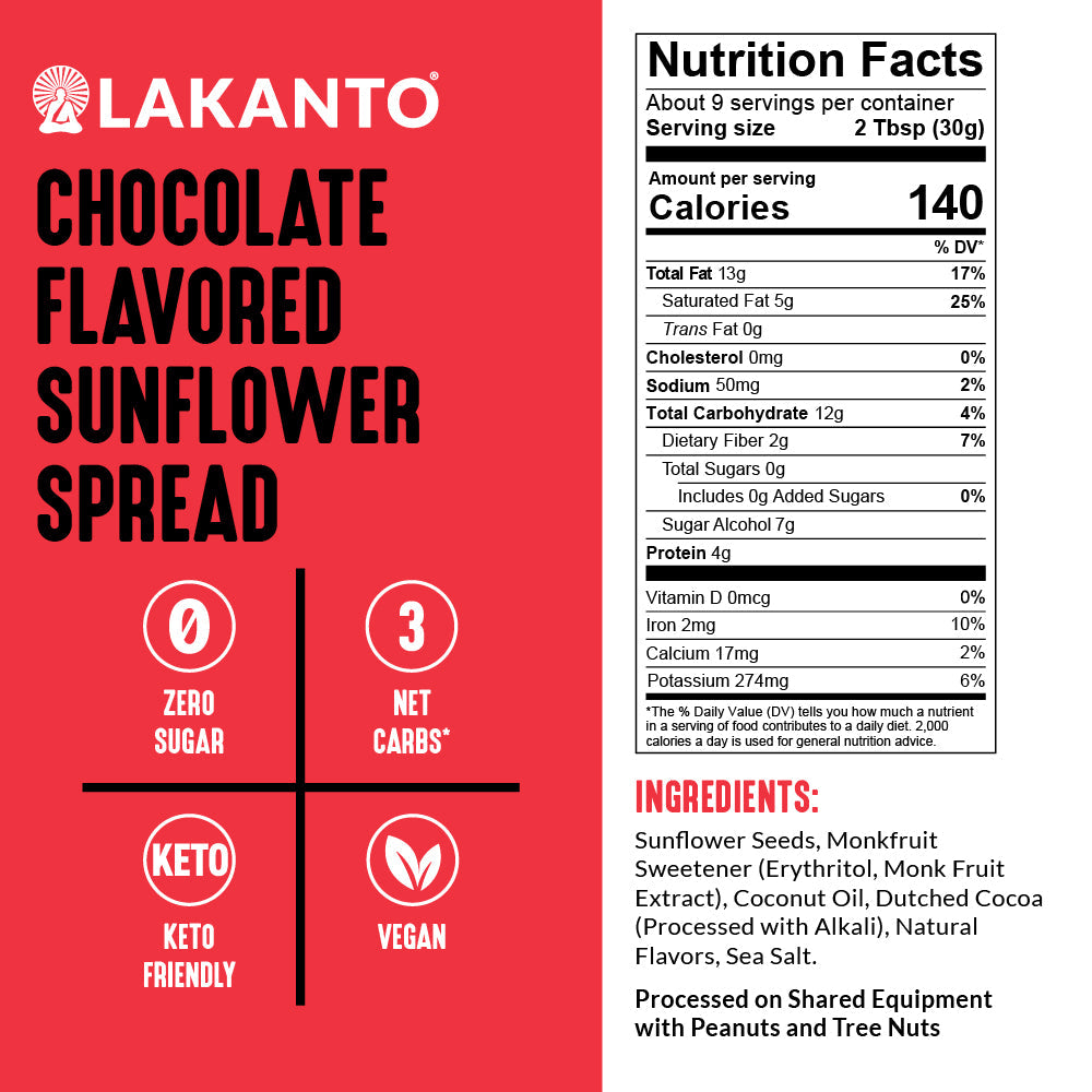 Sugar-Free Chocolate Sunflower Spread