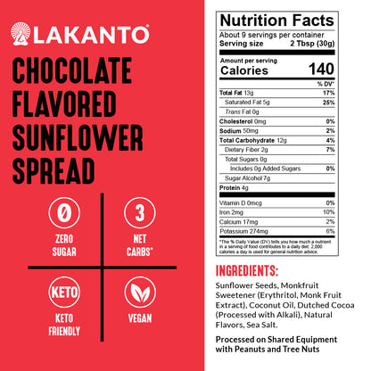 Sugar-Free Chocolate Sunflower Spread