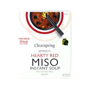 Clearspring Organic Hearty Red Miso Instant Soup 4*8g
