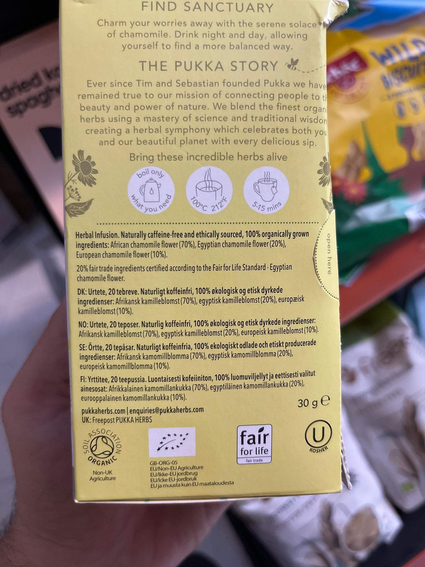 Pukka Organic Three Chamomile Tea