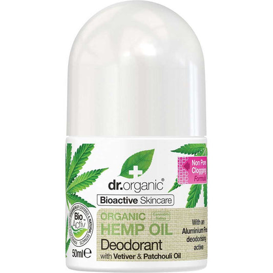 DR ORGANIC Hemp Oil Roll-on Deodorant 50ml
