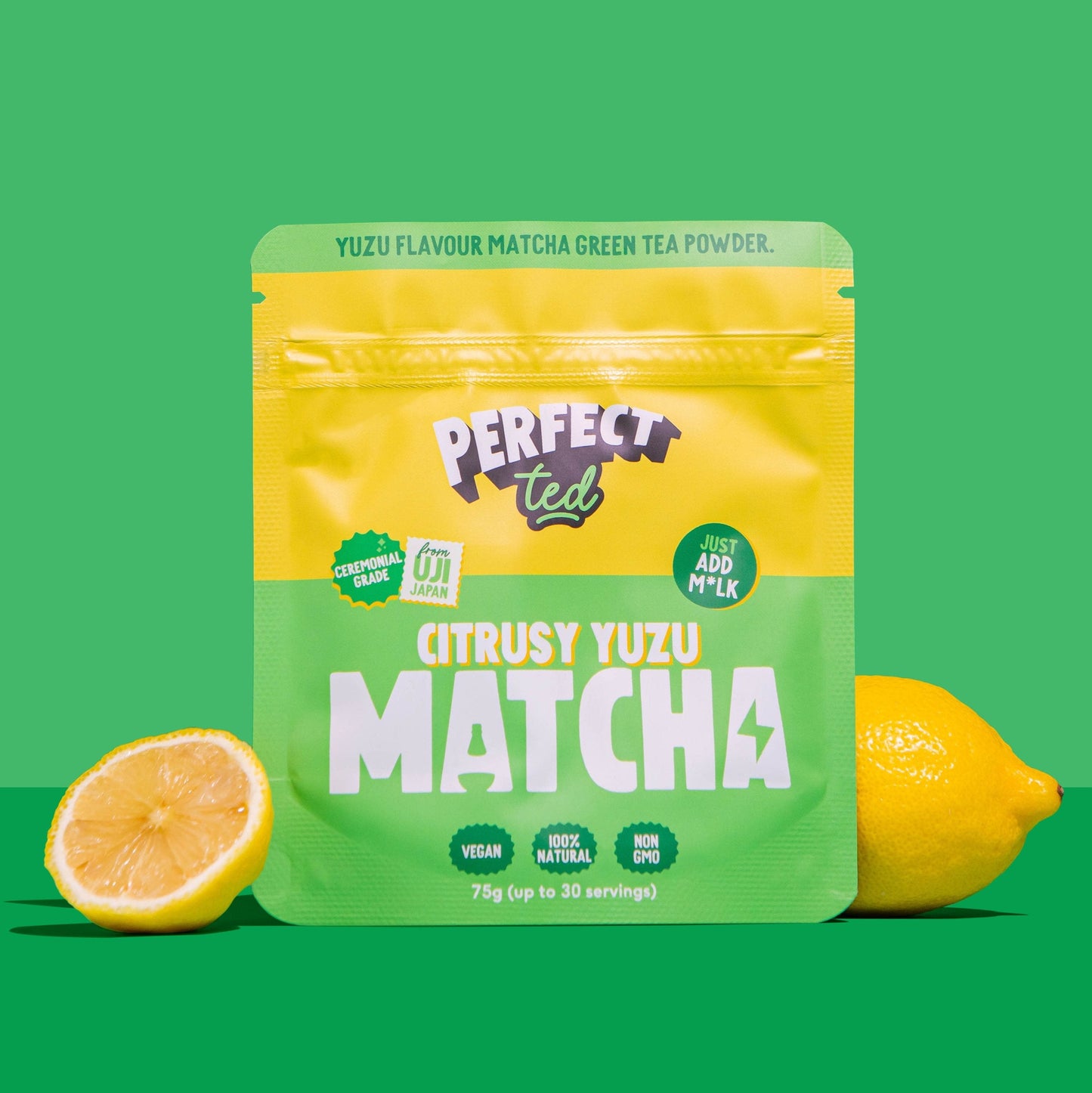 Citrusy Yuzu Matcha Powder