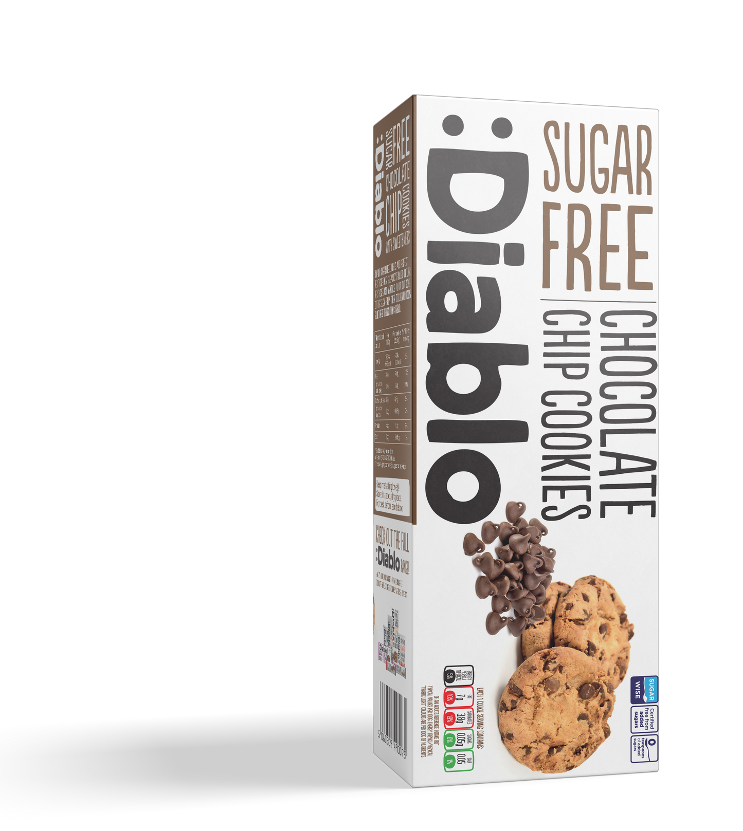 Sugar Free Chocolate Chip Cookies (130g)