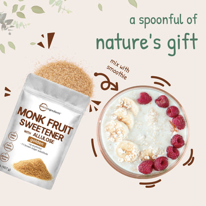 Micro Ingredients Golden Monk Fruit Sweetener – Without Erythritol