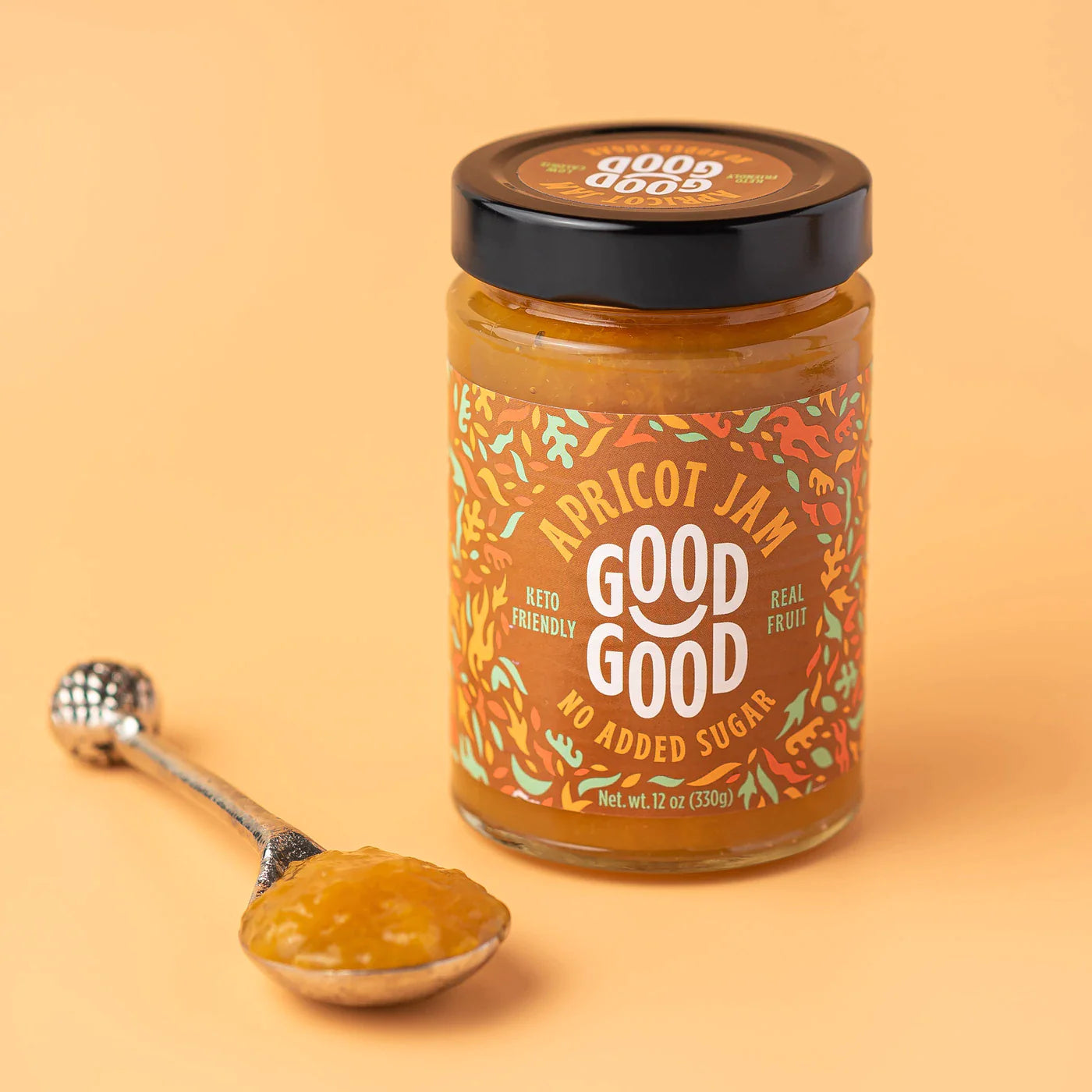 Good Good Apricot Stevia Keto Jam 330g