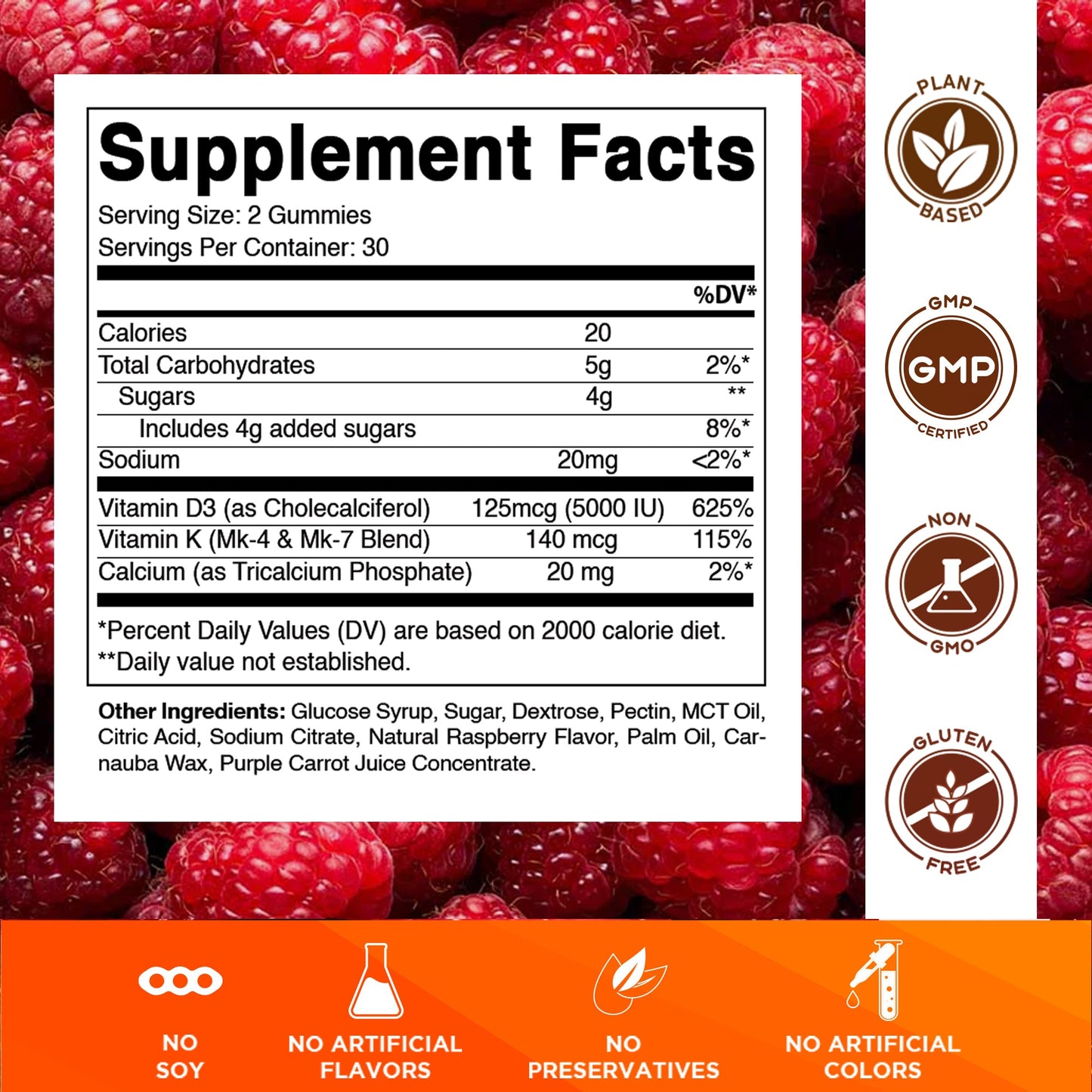 D3 K2 60 Gummies
