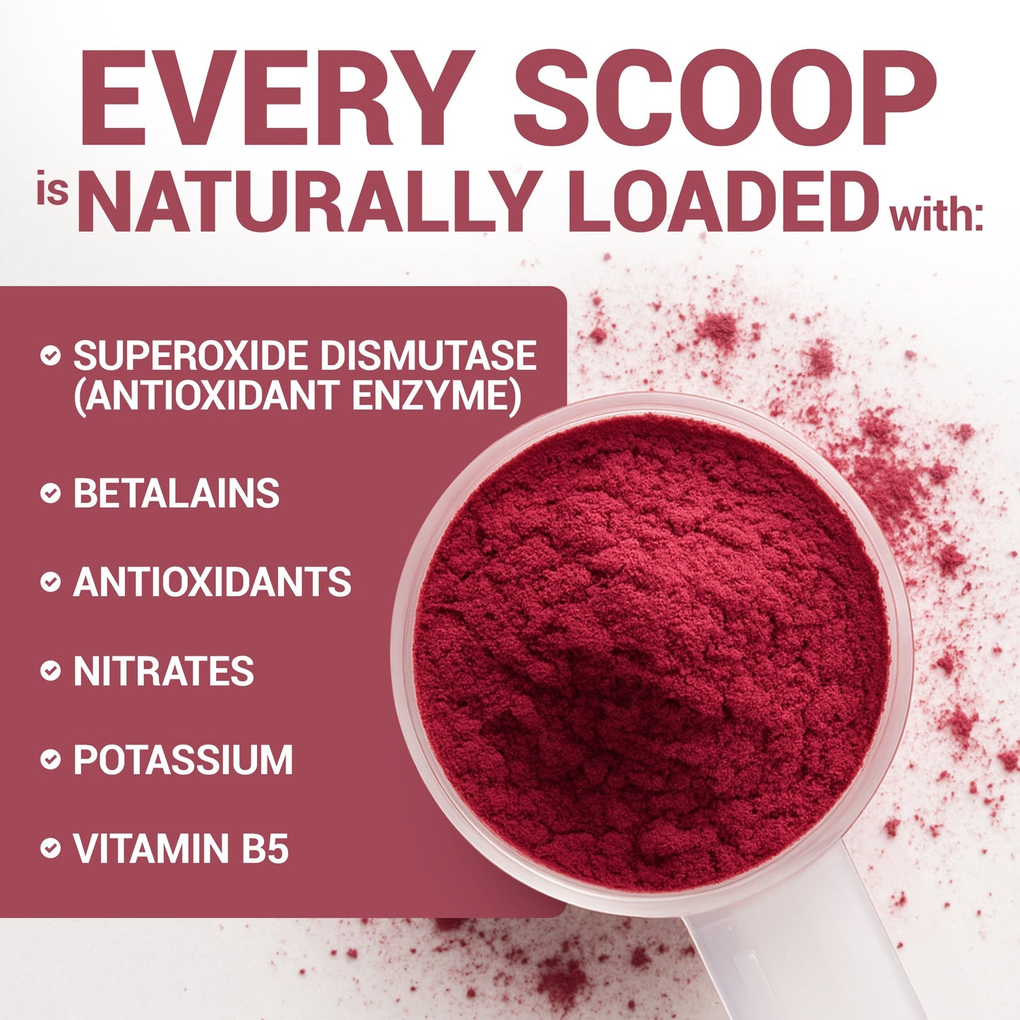 Organic Beetroot Juice Powder – Raw, Fresh, USDA Organic - 3.18 oz