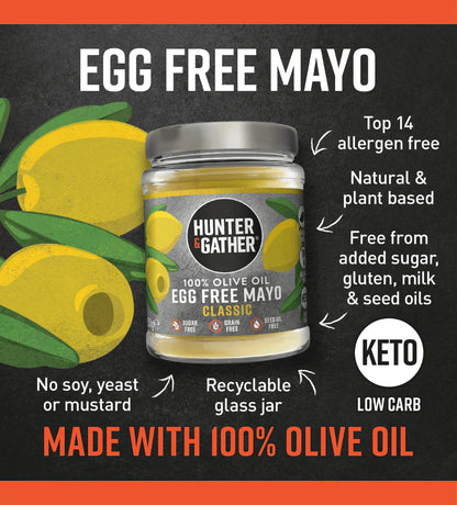 Hunter & Gather Egg Free Classic Olive Oil Mayo 250g