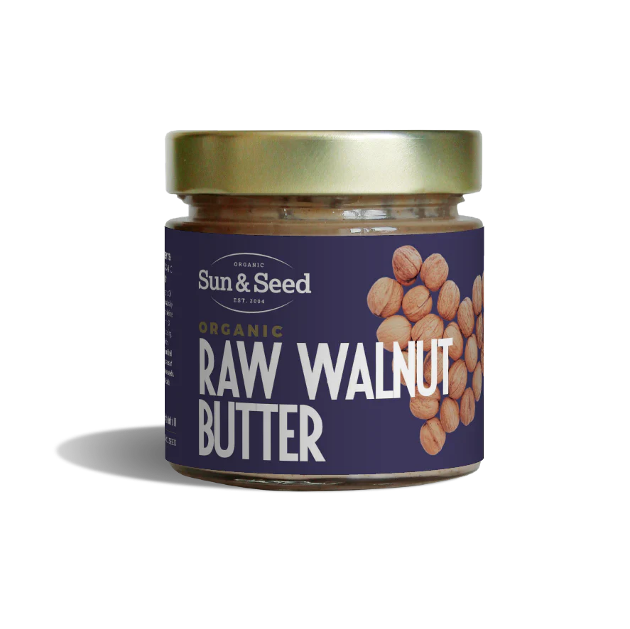 Sun & Seed Organic Raw Walnut Butter 200g