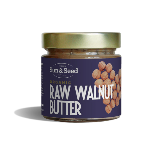 Sun & Seed Organic Raw Walnut Butter 200g