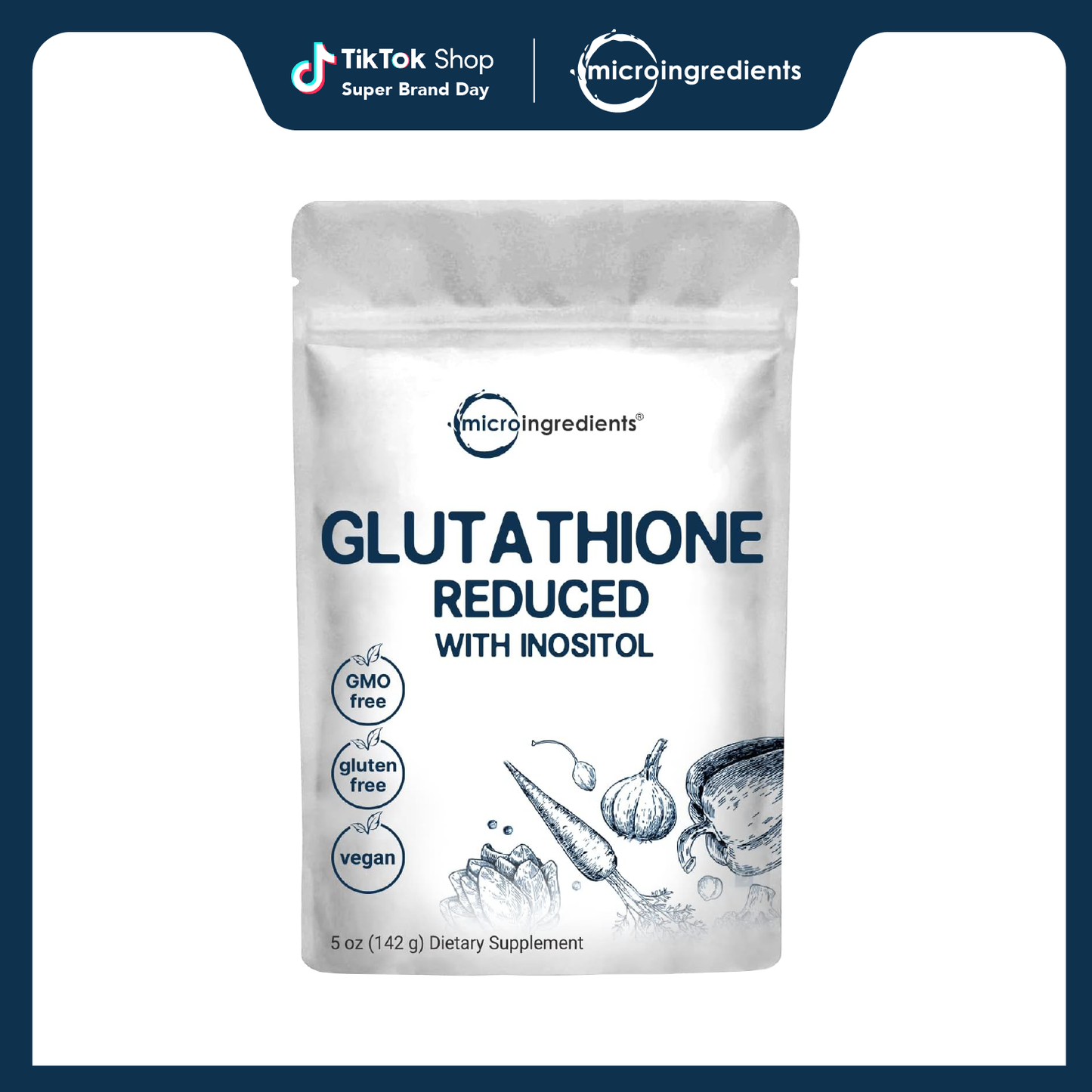 Micro Ingredients Glutathione Reduced Powder