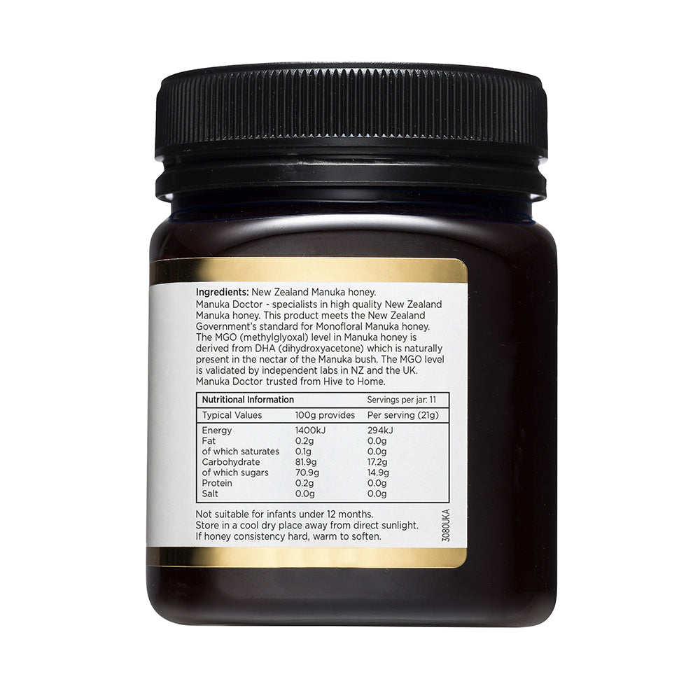 100 MGO Manuka Honey 250g - Monofloral