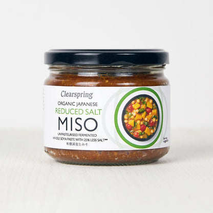 Organic Japanese Reduced Salt Miso Paste - Unpasteurised