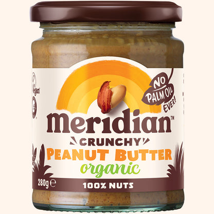 Organic Crunchy Peanut Butter 280g