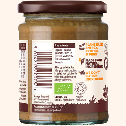 Organic Crunchy Peanut Butter 280g