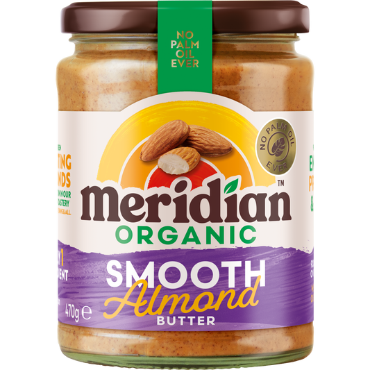 Organic Smooth Almond Butter 470g