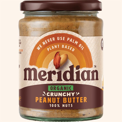 Organic Crunchy Peanut Butter 470g