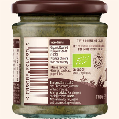 Organic Pumpkin Seed Butter 170g