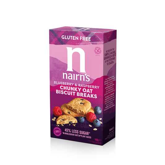 Gluten Free Blueberry & Raspberry Biscuit Break Chunky 160g