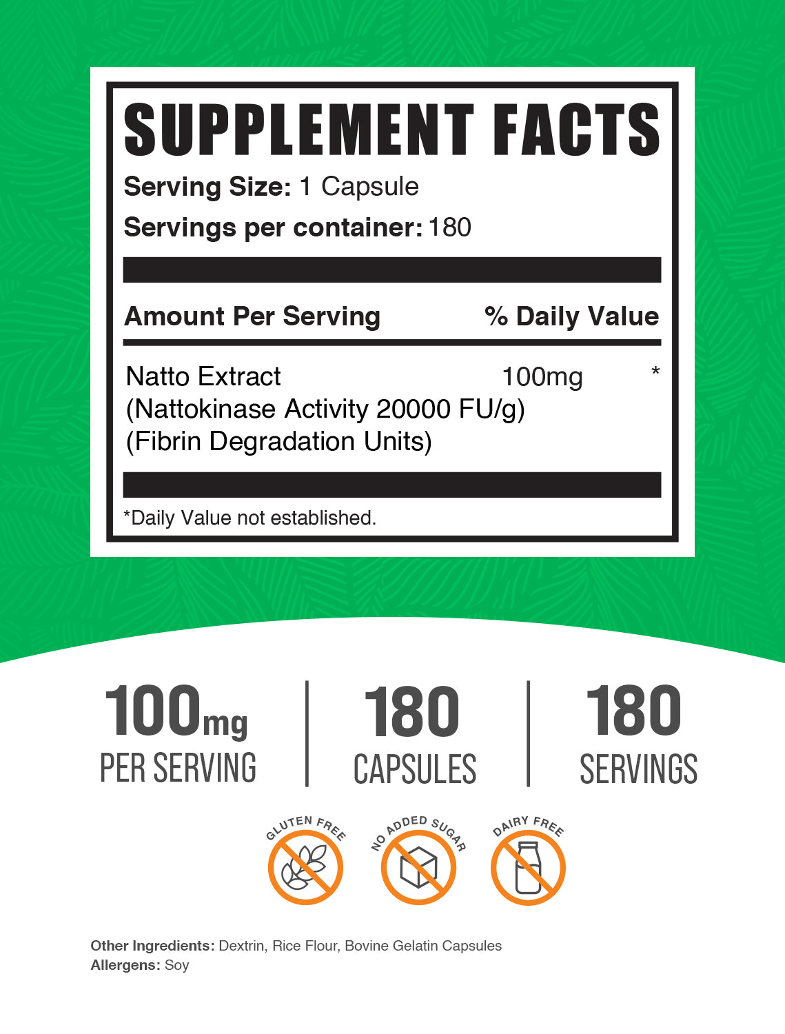 Nattokinase 2000 FU Capsules