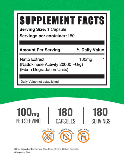 Nattokinase 2000 FU Capsules