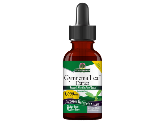 Nature’s Answer Gymnema Leaf Alcohol-Free Liquid Extract - 30ml