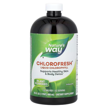 Nature's Way, Chlorofresh, Liquid Chlorophyll, mint, 16 fl oz (480 ml)