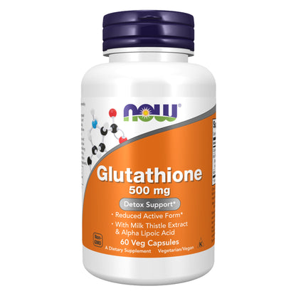 Now Foods Glutathione 500mg -  30/60/120 Veg Caps