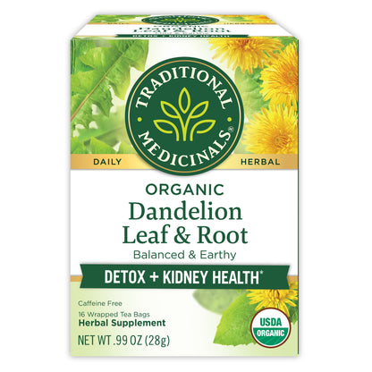 traditional medicinal Dandelion Leaf & Root Tea