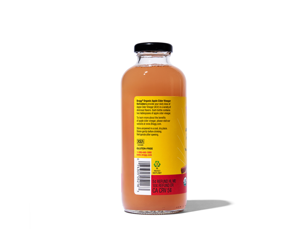Bragg Apple Cider Vinegar Refresher, Apple Cinnamon, 2 Pack