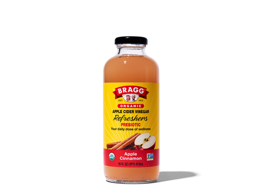 Bragg Apple Cider Vinegar Refresher, Apple Cinnamon, 2 Pack