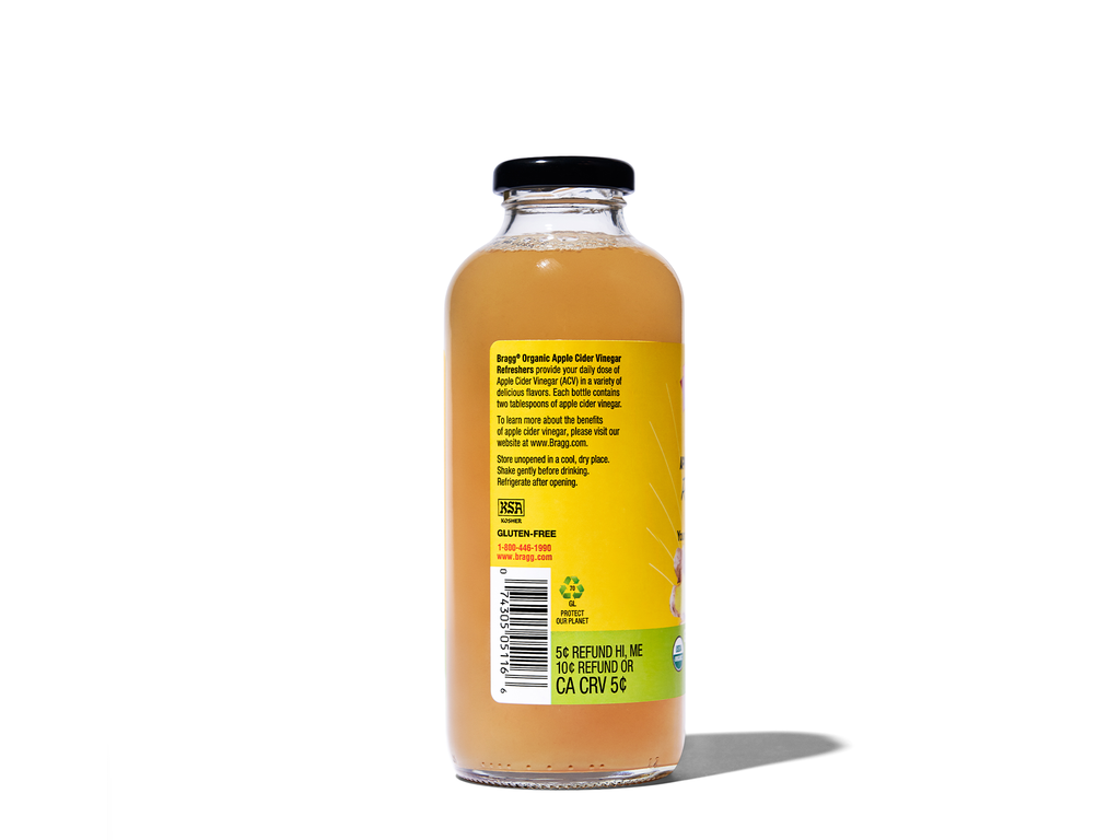 Bragg Apple Cider Vinegar Refresher, Ginger Lemon Honey, 2 Pack