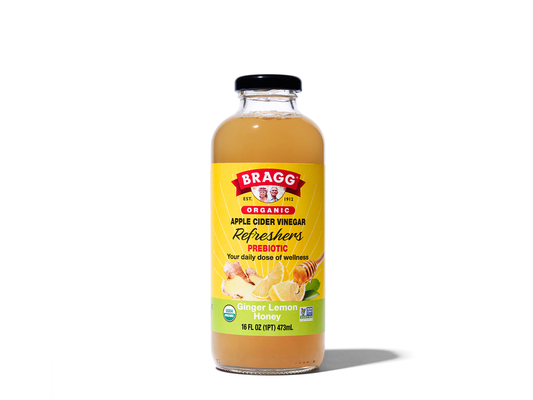 Bragg Apple Cider Vinegar Refresher, Ginger Lemon Honey, 2 Pack
