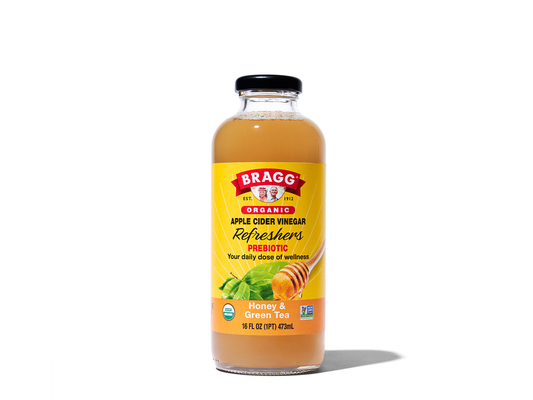 bragg Apple Cider Vinegar Refresher, Honey Green Tea,