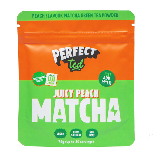 Juicy Peach Matcha Powder