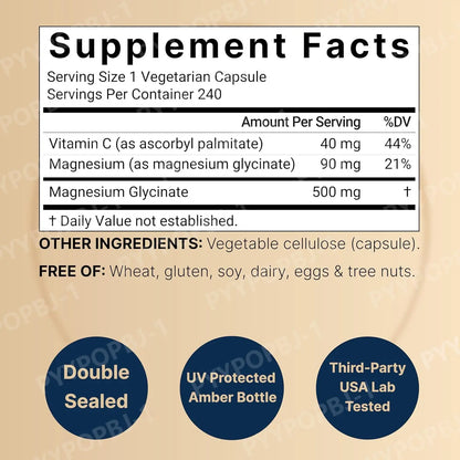 Naturebell Magnesium Glycinate 500 mg