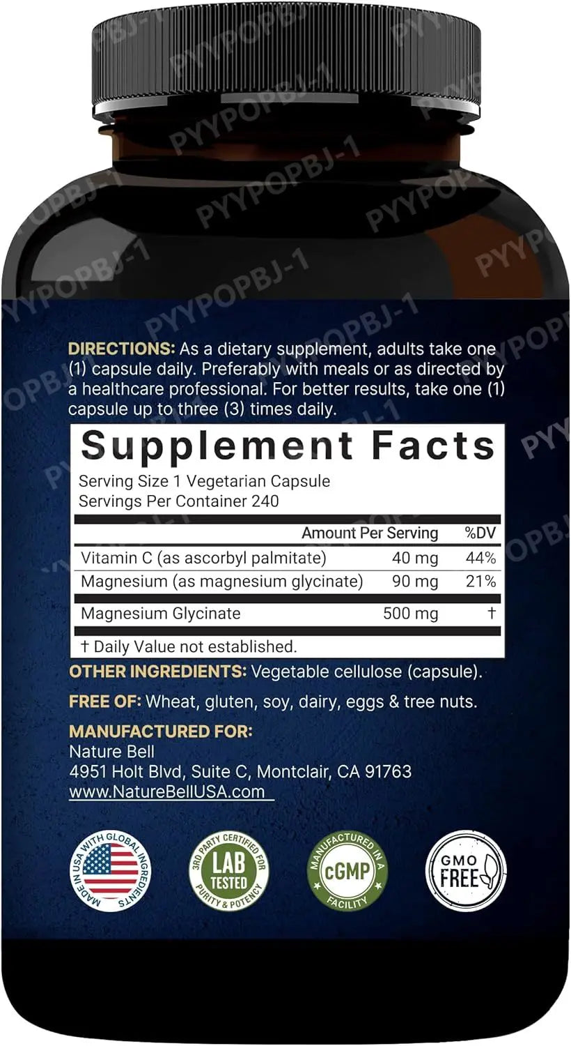 Naturebell Magnesium Glycinate 500 mg