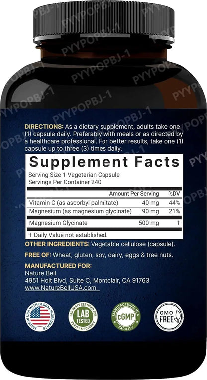 Naturebell Magnesium Glycinate 500 mg